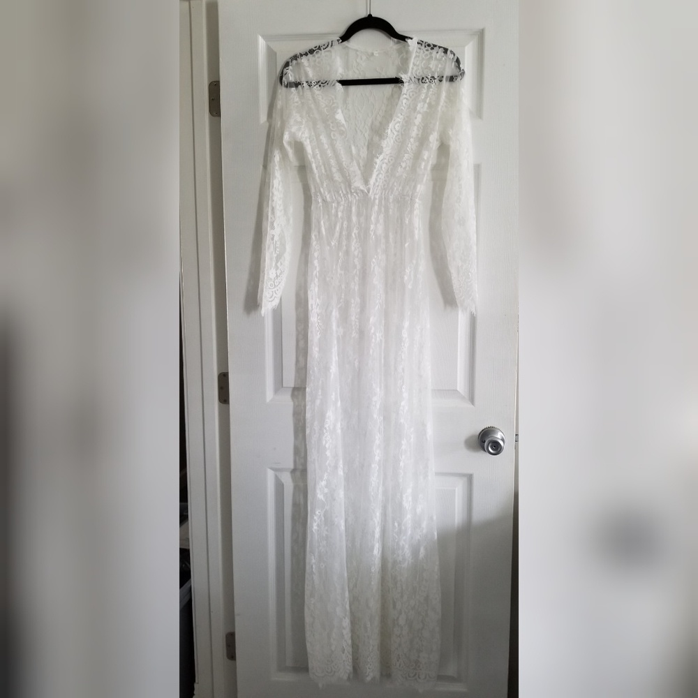 Maternity Dress Sexy Off Shoulder Gown Dress Women